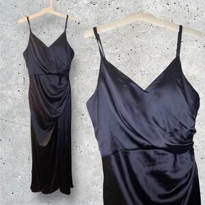 Revelry Womens Navy Blue Maxi Sleeveless Dress Gown Size 12